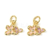 Brass Enamel Charms LS-KK-C107-19G-1