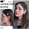 4 Sets Iron Snap Hair Clips AJEW-SC0003-37A-02-5