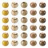 50Pcs 5 Colors Handmade Porcelain Beads PORC-TADJ0001-06B-1