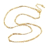Brass Figaro Chains Necklaces for Women NJEW-D302-29G-4