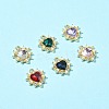 6Pcs 6 Color Acrylic Rhinestone Pendants FIND-FS0001-38-7