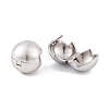 Non-Tarnish Round 304 Stainless Steel Hoop Earrings for Women LS-EJEW-E311-06P-2