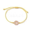 7Pcs 7 Style Alloy Chakra Link Bracelets Set BJEW-JB10017-3