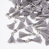 Polycotton(Polyester Cotton) Tassel Pendant Decorations FIND-S275-02P-2