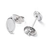 Non-Tarnish 304 Stainless Steel Stud Earring Finding EJEW-I285-02P-2