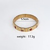 304 Stainless Steel Enamel Stretch Bracelets for Women FS-WG7EEC2-06-1