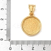 304 Stainless Steel Pendants LS-STAS-D207-14G-3