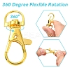 Alloy Swivel Lobster Claw Clasps & Split Key Rings Findings Kits DIY-YW0011-82-4