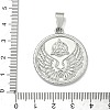 Religion Theme 304 Stainless Steel Pendants STAS-F336-06D-P-3