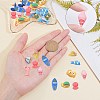SUNNYCLUE 36Pcs 9 Style Resin Cabochons CRES-SC0002-12-3
