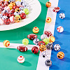 120Pcs 12 Styles Sports Style Acrylic Beads MACR-TA0002-28-5