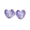 Handmade Silver Foil Lampwork Glass Beads LAMP-Q005-06-2