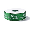 25 Yards Christmas Theme Printed Polyester Ribbon OCOR-C004-02A-2