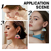 SUNNYCLUE 16Pcs 8 Styles Rainbow Acrylic Charm Dangle Earring Making Kits DIY-SC0021-37-5