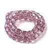 Electroplate Glass Beads GLAA-F108-13A-02-2