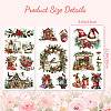 3 Sheets 3 Styles PVC Waterproof Decorative Stickers DIY-WH0404-182-2