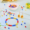 10G Opaque Acrylic Beads SACR-TADJ0001-03C-5