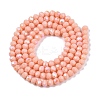 Electroplate Opaque Solid Color Glass Beads Strands LS-EGLA-A044-P3mm-L33-3