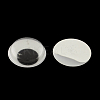Black & White Plastic Wiggle Googly Eyes Buttons DIY Scrapbooking Crafts Toy Accessories with Label Paster on Back LS-KY-S002B-14mm-1