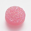 Resin Imitation Druzy Quartz Cabochons RESI-E013-03G-10mm-1