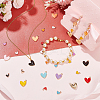 64Pcs 16 Style Alloy Enamel Pendants ENAM-PH0002-53-5