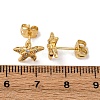 Brass Micro Pave Clear Cubic Zirconia Earrings EJEW-D328-03G-03-5