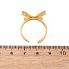 304 Stainless Steel Cuff Rings for Women RJEW-F175-01G-03-3