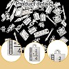 50Pcs 10 Style Tibetan Style Alloy Pendants TIBE-YW0001-70-3