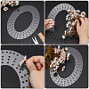 5Pcs Acrylic Round Oval Wreath Boards DIY-WH0570-18-4