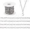 DIY Stainless Steel Paperclip Chains Necklaces Making Kits DIY-TA0011-23P-02-2