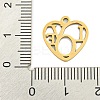 Ion Plating(IP) 201 Stainless Steel Charms STAS-M015-29G-3