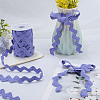 Polyester Wave Lace Trim Ribbon OCOR-GF0004-36B-15-3