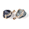 Raw Rough Natural Fluorite Pendants G-N349-13B-G-2