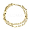 Baking Paint Electroplated Synthetic Non-magnetic Hematite Beads Strands G-H072-A01-01E-2