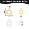 60Pcs 2 Colors Religion Theme STAS-UN0057-82-3