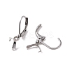 Tarnish Resistant 304 Stainless Steel Leverback Earring Findings X-STAS-G283-01P-2