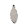 Non-Tarnish 304 Stainless Steel Pendant Rhinestone Settings STAS-I694-08P-2