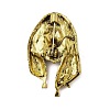Retro Antique Golden Animal Alloy Brooches for Backpack Clothes LS-JEWB-S040-02D-AG-2