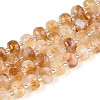 Heated Natural Citrine Beads Strands G-N327-08A-10-2
