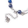 2Pcs Glass & Acrylic Beads Charm Bracelets BJEW-JB11411-5