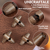 50Pcs 1-Hole Wood Buttons BUTT-UN0001-27A-5