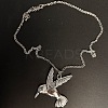 Vintage Alloy Flying Bird Pendant Necklaces for Men Women SG2884-6