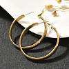 304 Stainless Steel Hoop Earrings for Women EJEW-C096-43G-03-6