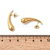 304 Stainless Steel Teardrop Stud Earrings EJEW-F398-05G-3