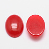 Dyed Oval Natural Jade Cabochons X-G-K021-25x18mm-07-2