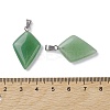 Natural Green Aventurine Pendants G-C110-05E-P-3