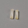 Opaque Colours Glass Twist Bugle Beads GLAA-WH0039-08D-2