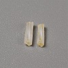 Opaque Colours Glass Twist Bugle Beads GLAA-WH0039-08D-2
