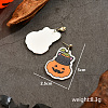 Funny Pumpkin Resin Stud Earrings FQ7166-1-2