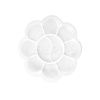 Plum Blossom Shape Plastic Watercolor Oil Palette PW-WG53905-05-1